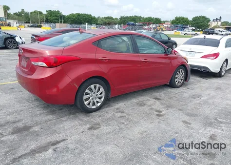 2013 Hyundai Elantra Gls from USA, damaged, VIN KMHDH4AE9DU560170